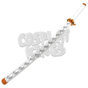 DEMON SLAYER SWORD KYOJURO RENGOKU WOOD KATANA COSPLAY SAFE