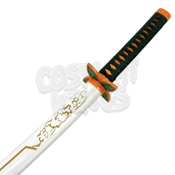 DEMON SLAYER SWORD KOCHO SHINOBU WOOD KATANA COSPLAY SAFE - Image 6
