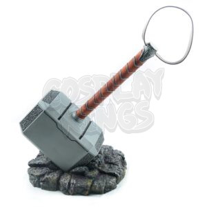 METAL THOR MJOLNIR WITH STAND 1.1 REPLICA PROP