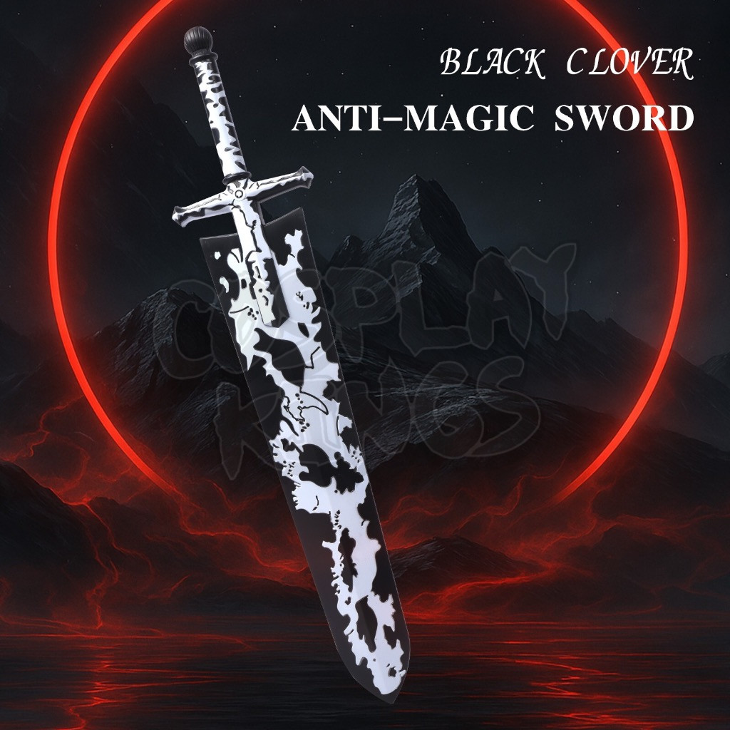 BLACK CLOVER FOAM ASTA DEMON SLAYER SWORD COSPLAY SAFE - Image 7