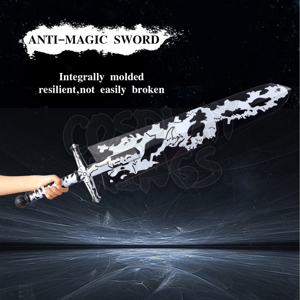 BLACK CLOVER FOAM ASTA DEMON SLAYER SWORD COSPLAY SAFE - Image 5