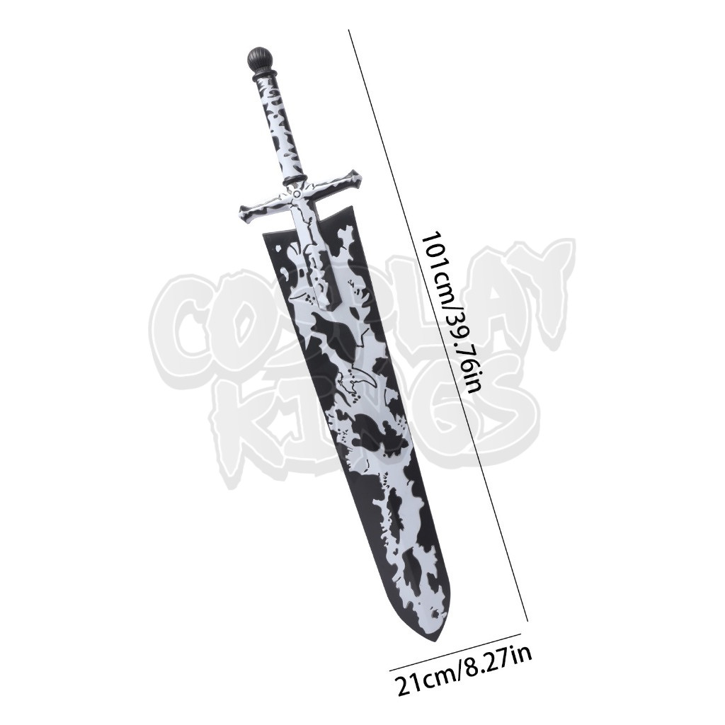 BLACK CLOVER FOAM ASTA DEMON SLAYER SWORD COSPLAY SAFE - Image 6