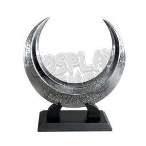 MARVEL METAL MOON KNIGHT CRESCENT DART WITH STAND REPLICA PROP