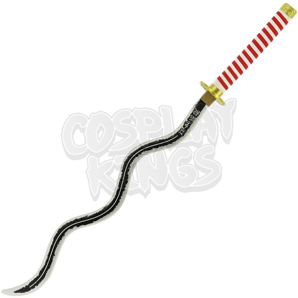 DEMON SLAYER SWORD OBANAI IGURO WOOD KATANA COSPLAY SAFE