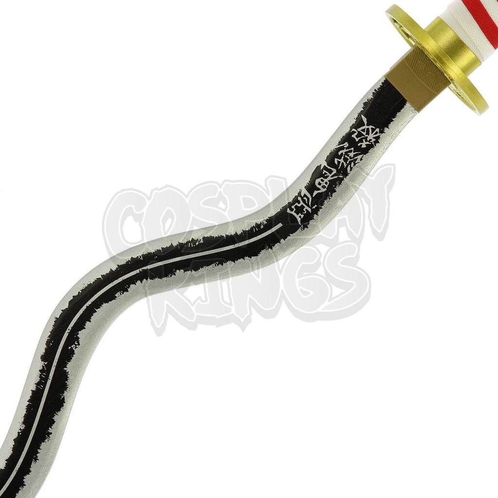 DEMON SLAYER SWORD OBANAI IGURO WOOD KATANA COSPLAY SAFE - Image 4