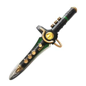 GREEN POWER RANGER FOAM DAGGER COSPLAY SAFE