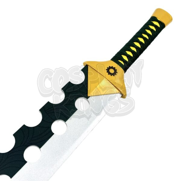 7 DEADLY SINS DAGGER MELIODAS WOOD LOSTVAYNE WITH SHEATH COSPLAY SAFE - Image 7