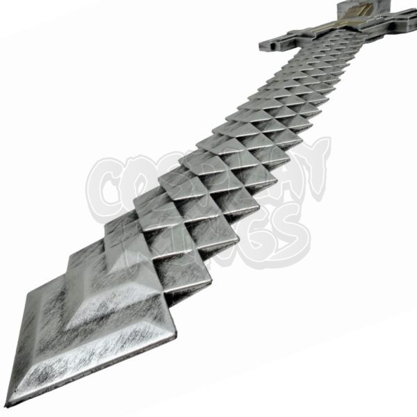 MINECRAFT FOAM IRON SWORD COSPLAY SAFE - Image 2