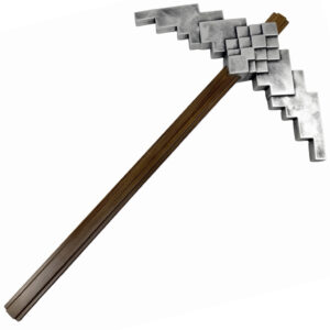 MINECRAFT FOAM IRON PICKAXE COSPLAY SAFE